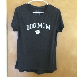 Dog mom T-shirt. Large. Grey. Modern Lux